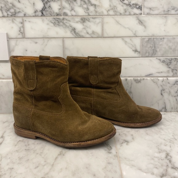 Isabel Marant Crisi Suede Ankle Boots - Picture 2 of 7